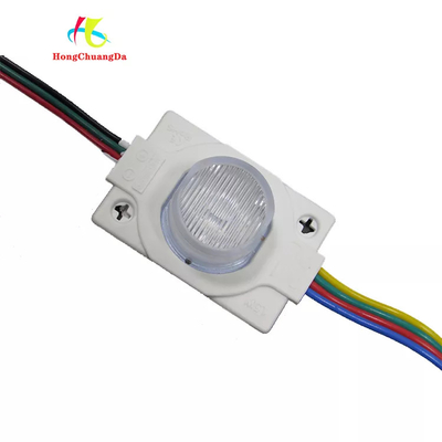 Único módulo RGB do diodo emissor de luz SMD3030 com lente 46*30mm uma tri cor de 110 lúmens