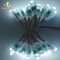 luzes transparentes exteriores internas da corda do diodo emissor de luz da corrente clara do PVC do partido de feriados da decoração do Natal 12V